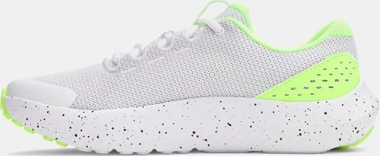 Under Armour Grade School Surge 4 white/hyper green/black (Junior)
