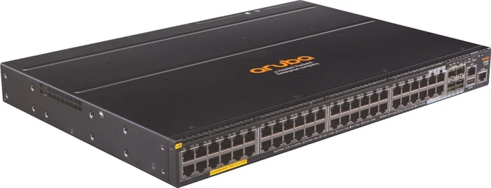 HPE Aruba 2930M 40G Rackmount Gigabit Managed Stacking Switch, 44x RJ-45, 4x RJ-45/SFP, 1x Erweiterungsslot, 1440W PoE+