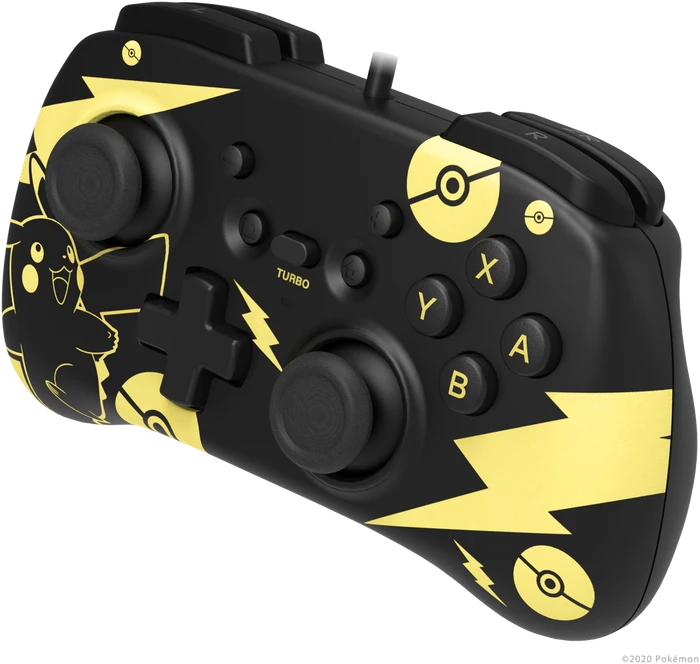 Hori Horipad Mini Controller Pokémon Pikachu schwarz/gold (Switch)