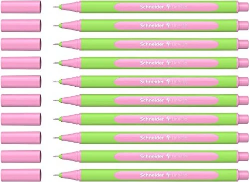 Schneider Line-Up Tintenroller (Mine) pastellpink/grün, 10er-Pack