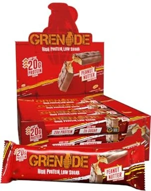 Grenade Protein Bar Peanut Nutter 720g (12x 60g)