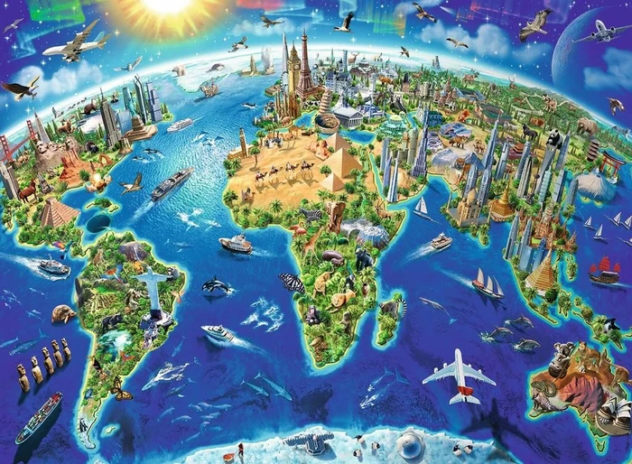 Ravensburger Puzzle Große weite Welt