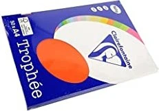 Clairefontaine Trophée Universalpapier matt ziegelrot, A4, 160g/m², 100 Blatt