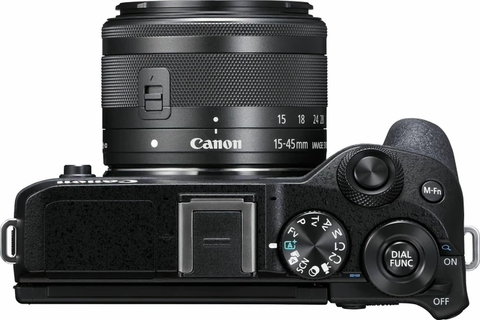 Canon EOS M6 Mark II mit Objektiv EF-M 15-45mm 3.5-6.3 IS STM