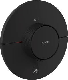 Hansgrohe Axor ShowerSelect ID rund Thermostat für 1 Verbraucher und einen zusätzlichen Abgang mattschwarz
