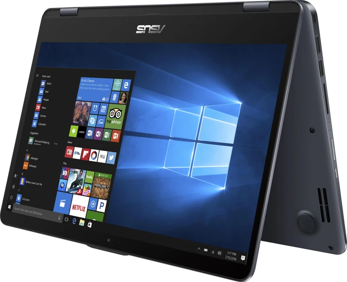 ASUS VivoBook Flip 14 TP410UA-EC541T, Star Grey, Core i5-8250U, 8GB RAM, 256GB SSD, DE