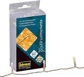 Idena Lichterkette LED 20x warmweiß
