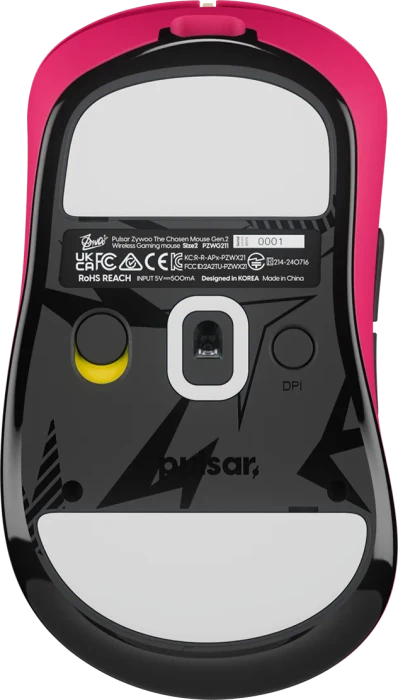 Pulsar Gaming Gears ZywOo The Chosen Gen.2 Medium Wireless Pink, USB