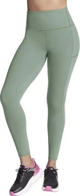 Skechers Go Walk High Waisted Hose lang grau/grün (Damen)