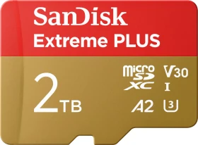 SanDisk Extreme PLUS R190 2TB Kit, UHS-I U3, A2, Class 10