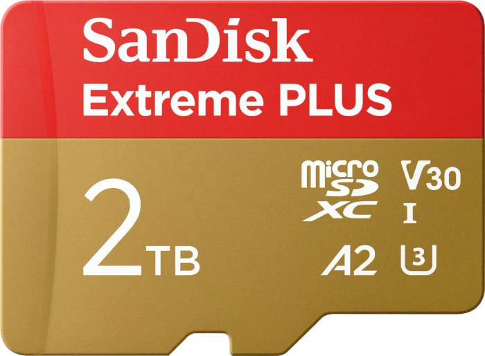 SanDisk Extreme PLUS, microSD UHS-I U3, A2, V30, Rev-BD