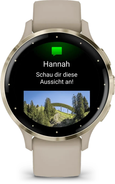 Garmin Venu 3S soft gold/french grey