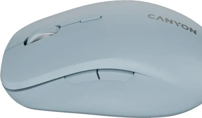 Canyon MW-12 Silent Wireless Mouse blau, USB/Bluetooth