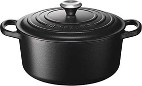 Le Creuset Signature Gusseisen Bräter rund 22cm 3.3l schwarz matt