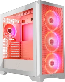 Modecom Volcano Expanse S Apex ARGB Midi, weiß, Glasfenster