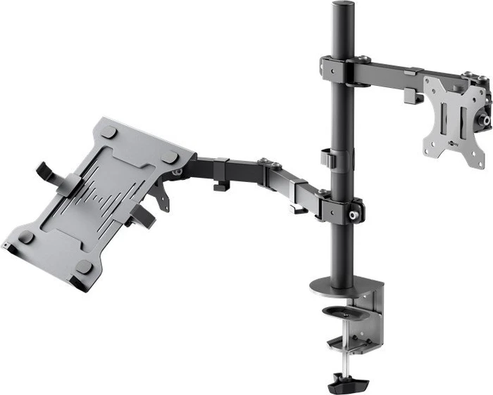 Wentronic Goobay Monitorhalterung mit Laptop-Arm Flex