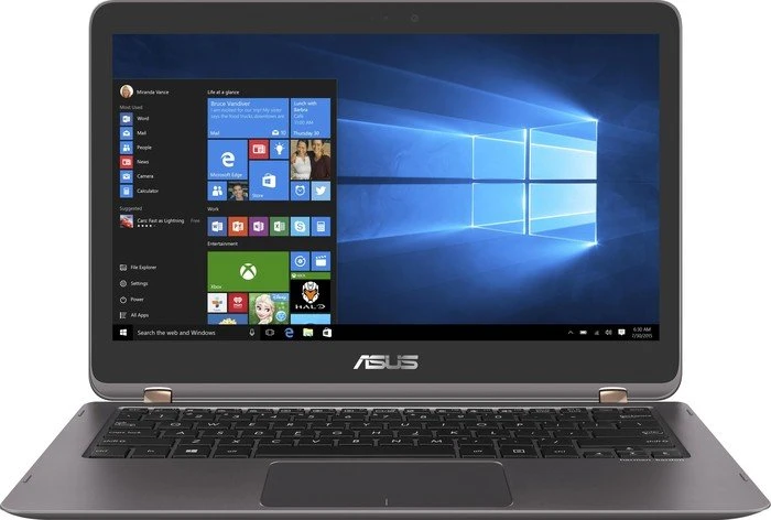ASUS ZenBook Flip UX360UAK-BB352T, Mineral Grey, Core i7-7500U, 8GB RAM, 256GB SSD, DE