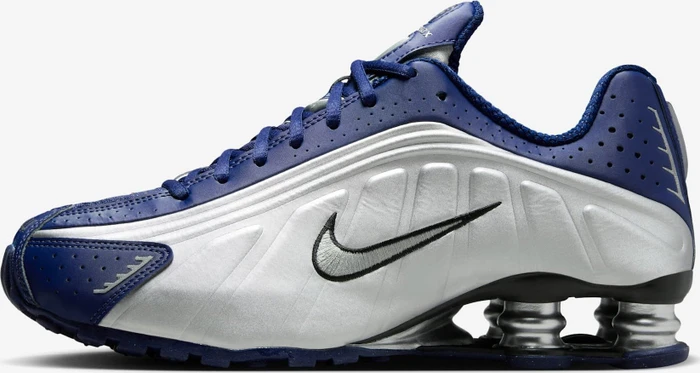 Nike Shox R4 blue void/black/metallic silver (Damen)