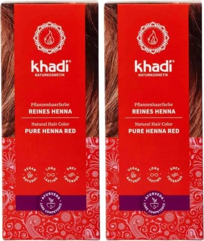 Khadi Haarfarbe reines henna, 100g