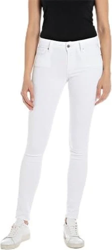 Replay New Luz Skinny Fit Jeans weiß (Damen)