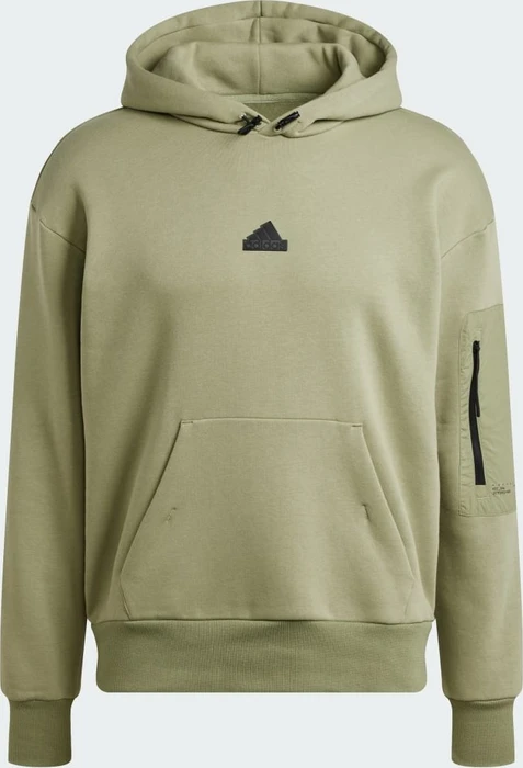 adidas City Escape Fleece Hoodie tent green (Herren)