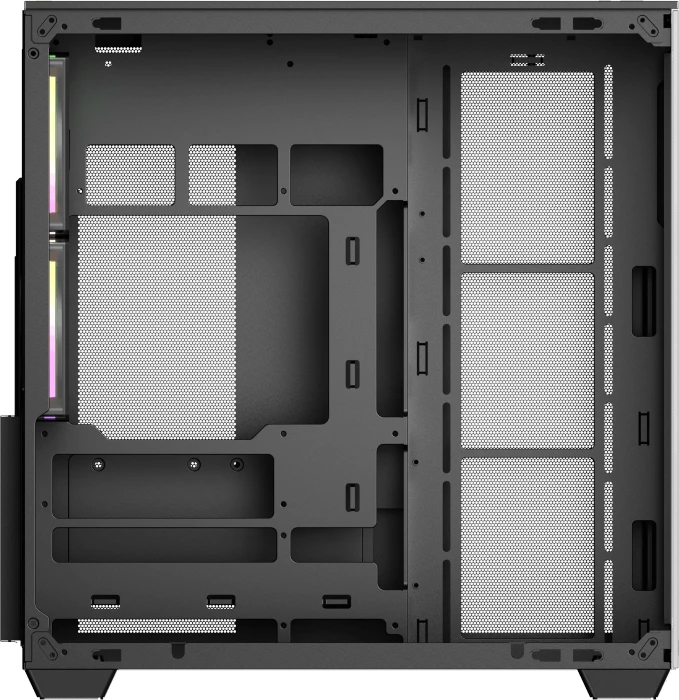 Ocypus Delta C74 ARGB, schwarz, Glasfenster