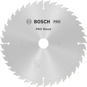 Bosch Professional Optiline Wood Kreissägeblatt 40Z, 254x2x30mm, 1 Stück