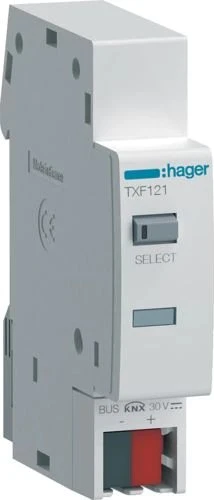 Hager KNX Schnittstelle für elektrische Energiezähler, 2TE REG
