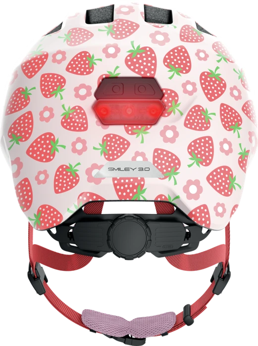 ABUS Smiley 3.0 LED Kinderhelm rose strawberry
