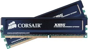 Corsair XMS UDIMM 1GB Kit, DDR-400, CL2-2-2-5