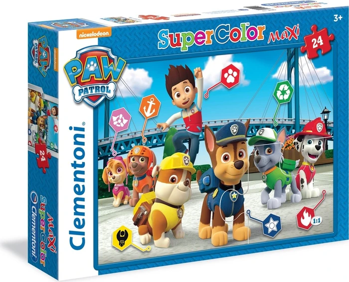 Clementoni Supercolor Paw Patrol, 24-tlg.