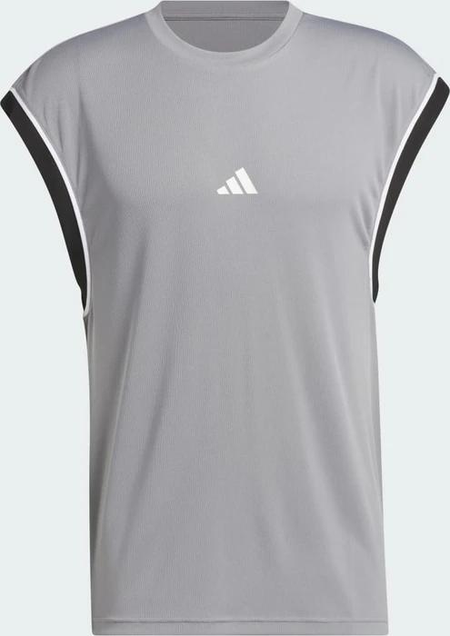 adidas Basketball All-World Sleeveless Funktionsshirt ärmellos grey three/black (Herren)