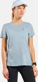 Odlo Zeroweight Engineered Chill-Tec Laufshirt kurzarm baby blue melange (Damen)