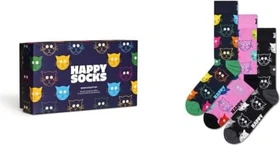 Happy Socks Mixed Cat Gift Set Socken, 3 Paare
