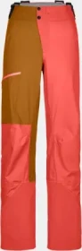 Ortovox 3L Ortler Hose lang coral (Damen)