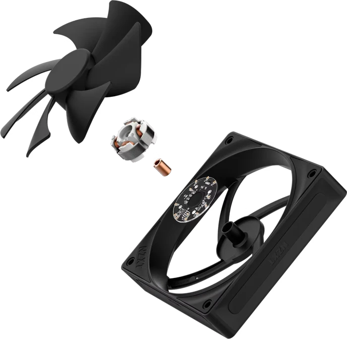 NZXT F Series F120P (2024), Matte Black, schwarz, 120mm