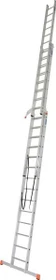 Krause Monto Tribilo Alu 3-tlg. Teleskop-Mehrzweckleiter, 3x 14 Stufen