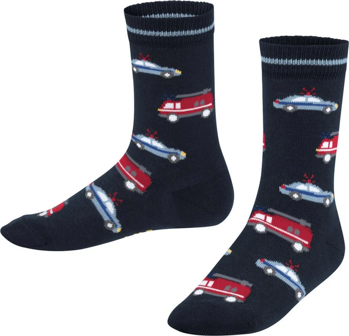 Falke Police and Fire Cars Socken marine (Junior)