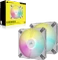 Corsair AF Series iCUE AF120 RGB Slim Twin Pack, weiß, 120mm, 2er-Pack Vorschaubild