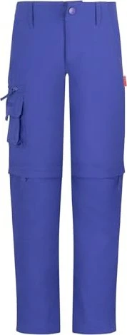 Trollkids Oppland Zip-Off Hose lang glow blue (Junior)