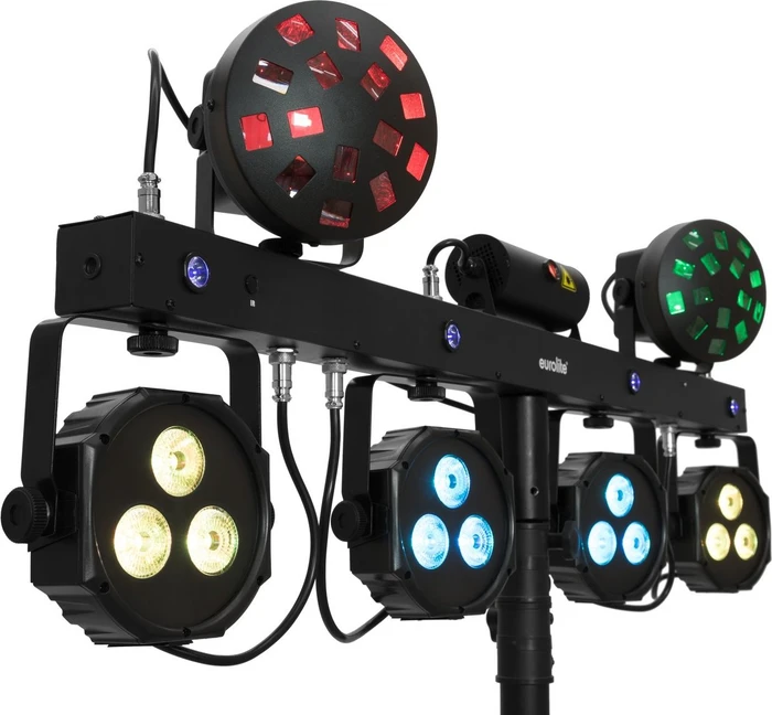 Eurolite LED KLS Laser Bar Next FX-Lichtset + STV-60-WOT EU Stahlstativ