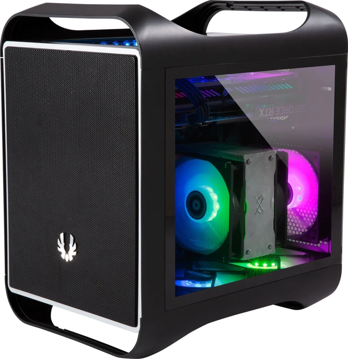 BitFenix Prodigy M 2022 ARGB, schwarz, Glasfenster