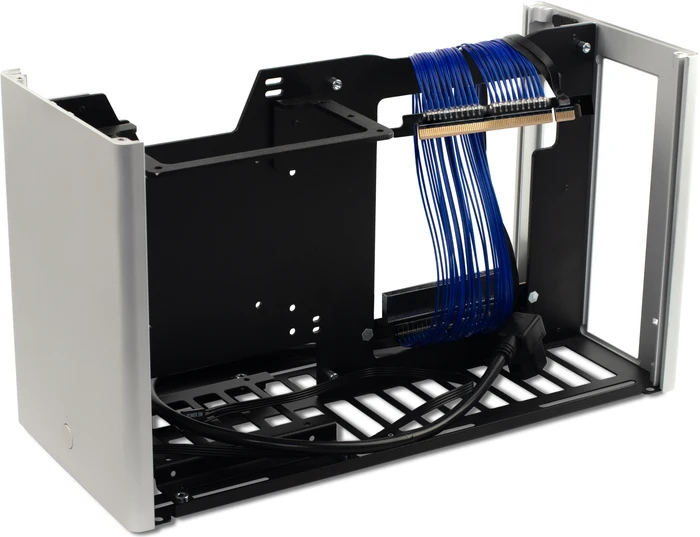 Louqe Ghost S1 MK III, Limestone, silber, Mini-ITX