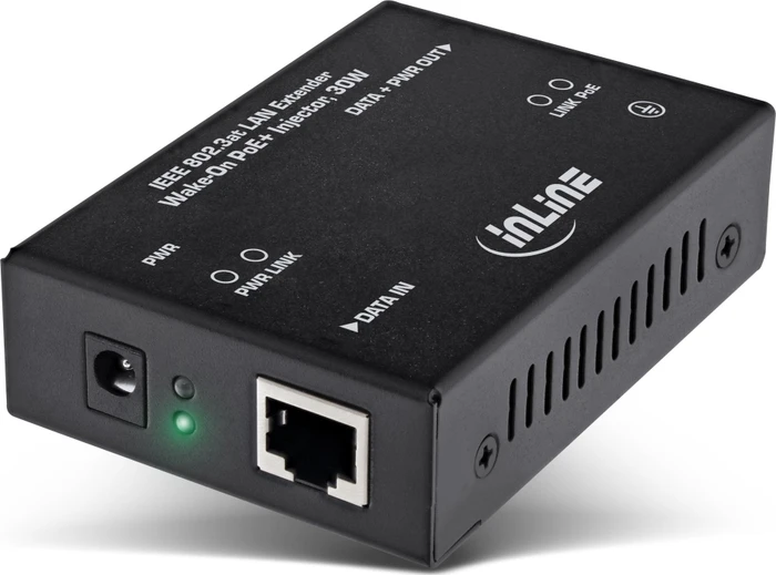InLine Desktop Gigabit PoE-Injektor, 2x RJ-45, 30W PoE+
