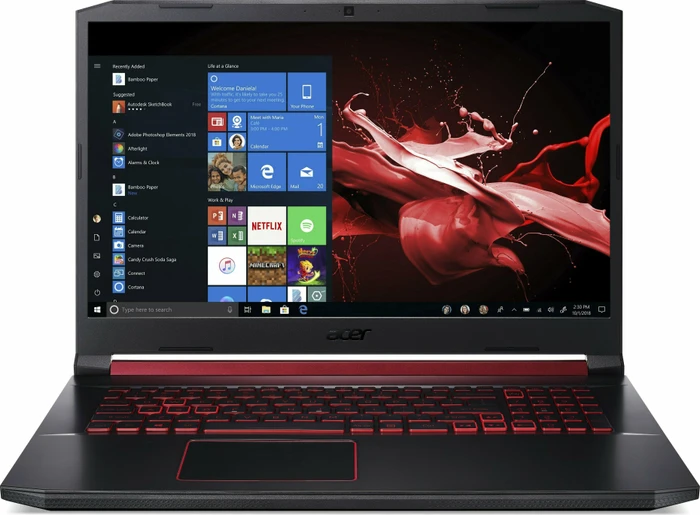 Acer Nitro 5 AN517-51-76MG, Core i7-9750H, 8GB RAM, 512GB SSD, GeForce GTX 1650, DE