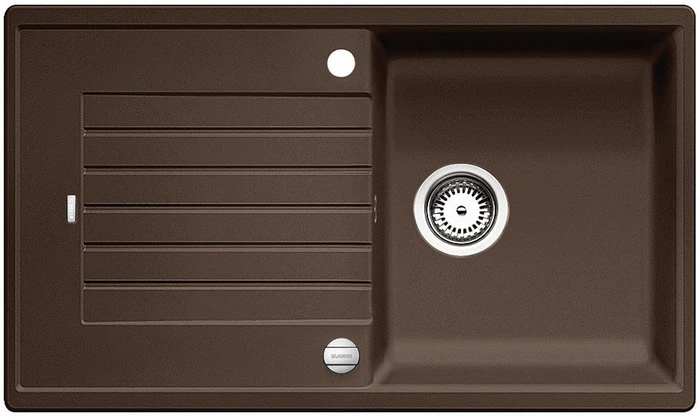 Blanco Zia 5 S Becken reversibel mit Ablauffernbedienung cafe