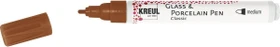 Kreul Glass & Porcelain Pen Classic medium cognac