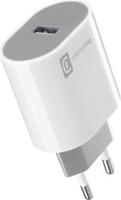 Cellularline USB-A Charger Style Color 12W weiß