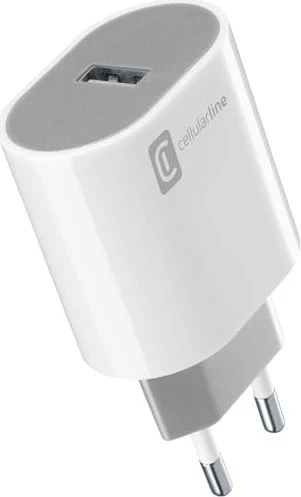 Cellularline USB-A Charger Style Color 12W weiß