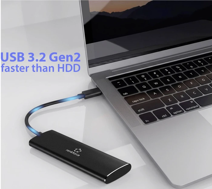 Renkforce RF-PSSD-1TB, 1TB, USB-C 3.1